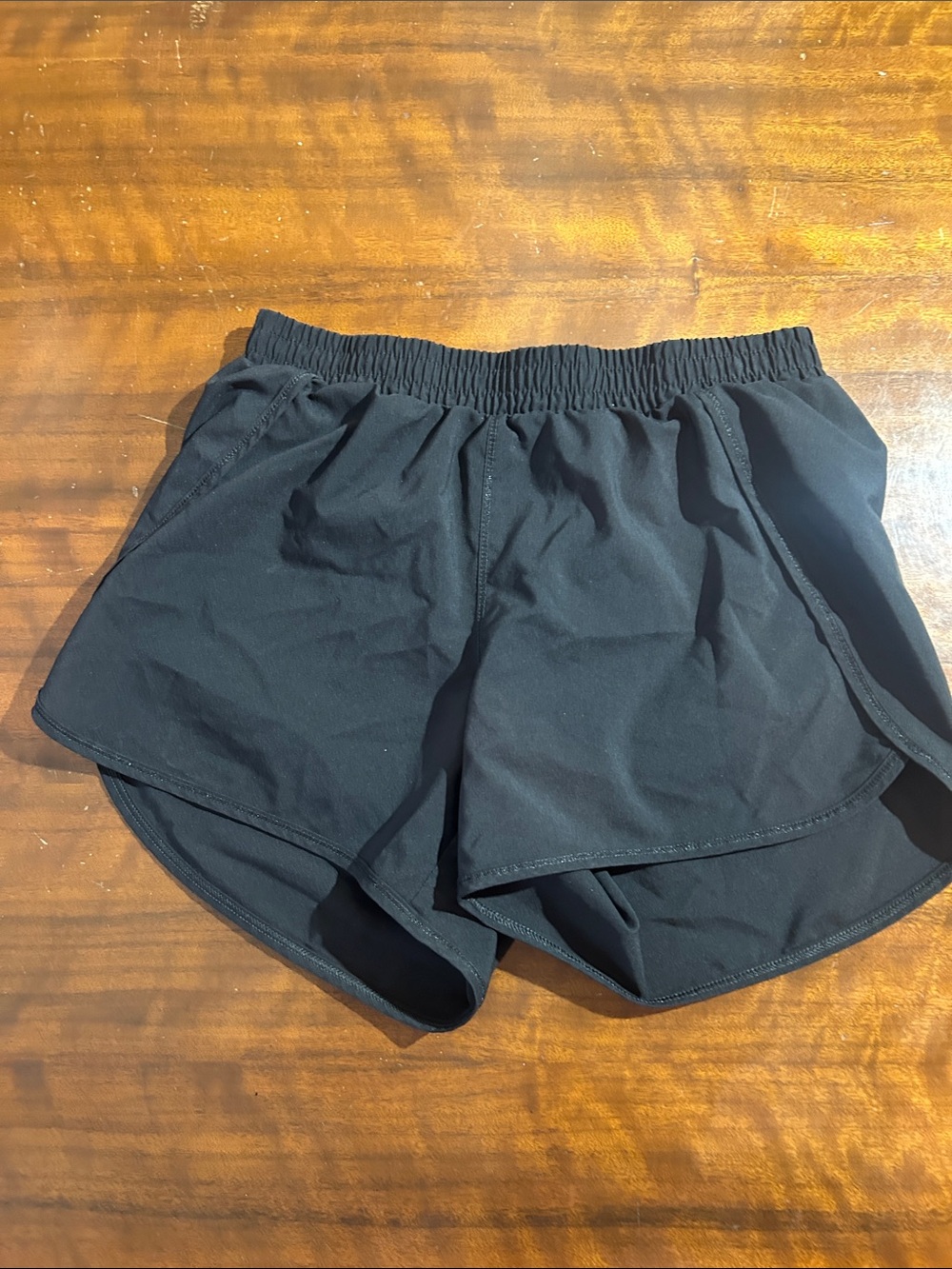 all in motion Black Women's Athletic Shorts with Elastic Waistband